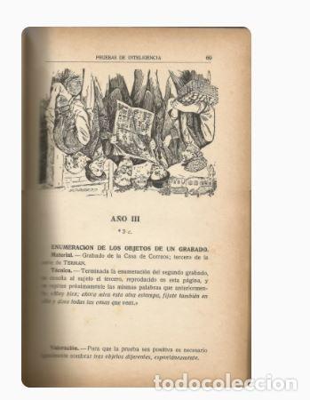 Libros antiguos: PRUEBAS DE INTELIGENCIA - DR. JOSE GERMAIN - Foto 6