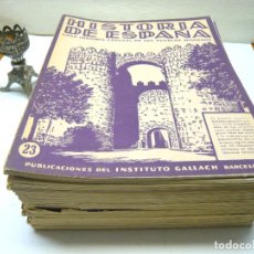 Libros antiguos: C.1930 - LOTE 23 REVISTAS HISTORIA ESPAÑA - FABULOSOS FOTOGRABADOS ARTES DECORATIVAS CASTILLOS ETC. Lote 300520288