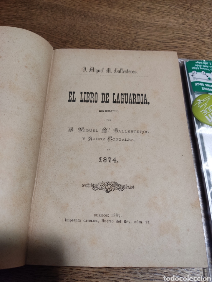 Libros antiguos: El libro de laguardia, m. Ballesteros - Foto 5