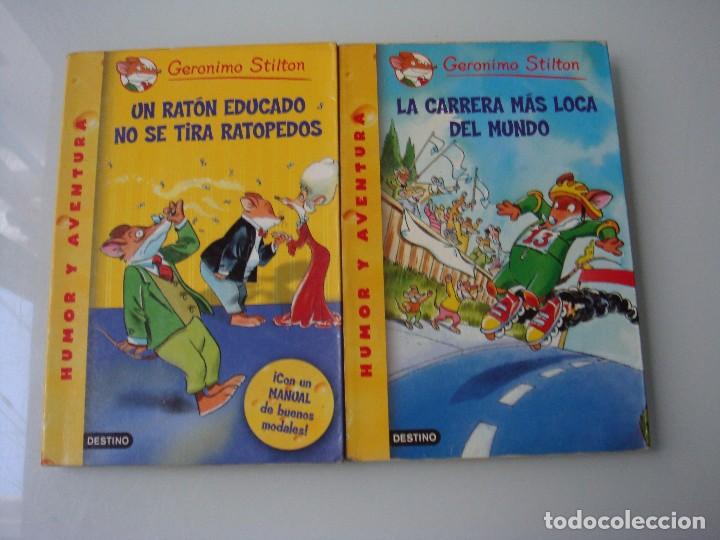 Libros antiguos: GERONIMO STILTON 2 VOLONUMENES - Foto 1