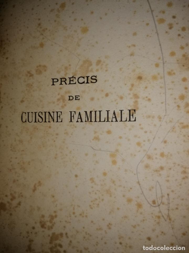 Libros antiguos: Pr&eacute;cis de cuisine familiale, E. Nignon, 1.935 - Foto 5