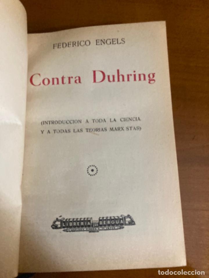 Libros antiguos: Contra duhring. Engels. Bergua 1935 - Foto 5