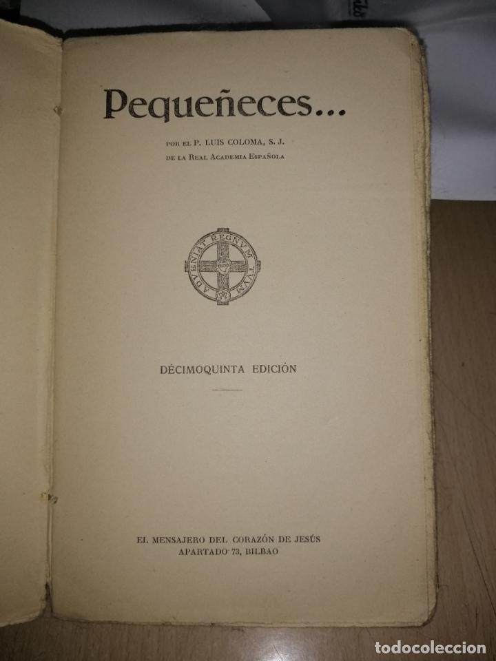Libros antiguos: Peque&ntilde;eces... P. Luis Coloma - Foto 3