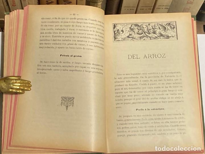 Libros antiguos: AÑO 1900 - EL ARTE CULINARIO DE ADOLFO SOLICHÓN - 1ª EDICIÓN RECETARIO COCINA GASTRONOMÍA - Foto 4 - 301616623