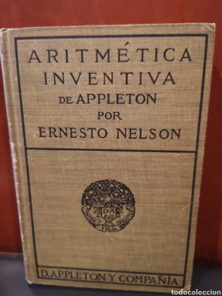 Libros antiguos: Aritm&eacute;tica inventiva. Appleton. Nelson. - Foto 1