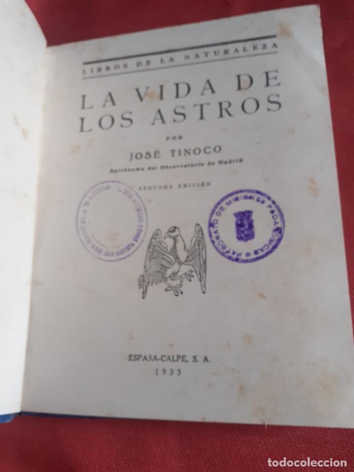 Libros antiguos: Libro La vida de los astros. Espasa Calpe 1933 - Foto 3