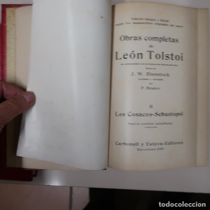 Libros antiguos: OBRAS COMPLETAS DE LEON TOLSTOI - TOLSTOI, LEON - Foto 6