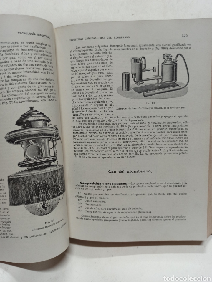 Libros antiguos: CASTEDO: TECNOLOGIA INDUSTRIAL. Motores, Metales, Electrotecnia. Textil. Artes graficas... Año 1911 - Foto 18 - 302524223