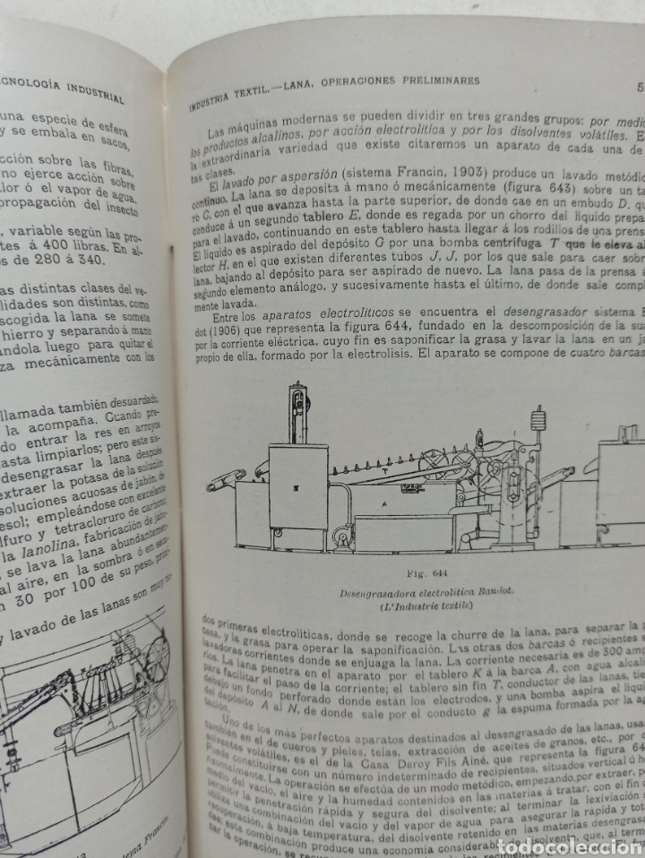 Libros antiguos: CASTEDO: TECNOLOGIA INDUSTRIAL. Motores, Metales, Electrotecnia. Textil. Artes graficas... Año 1911 - Foto 22 - 302524223