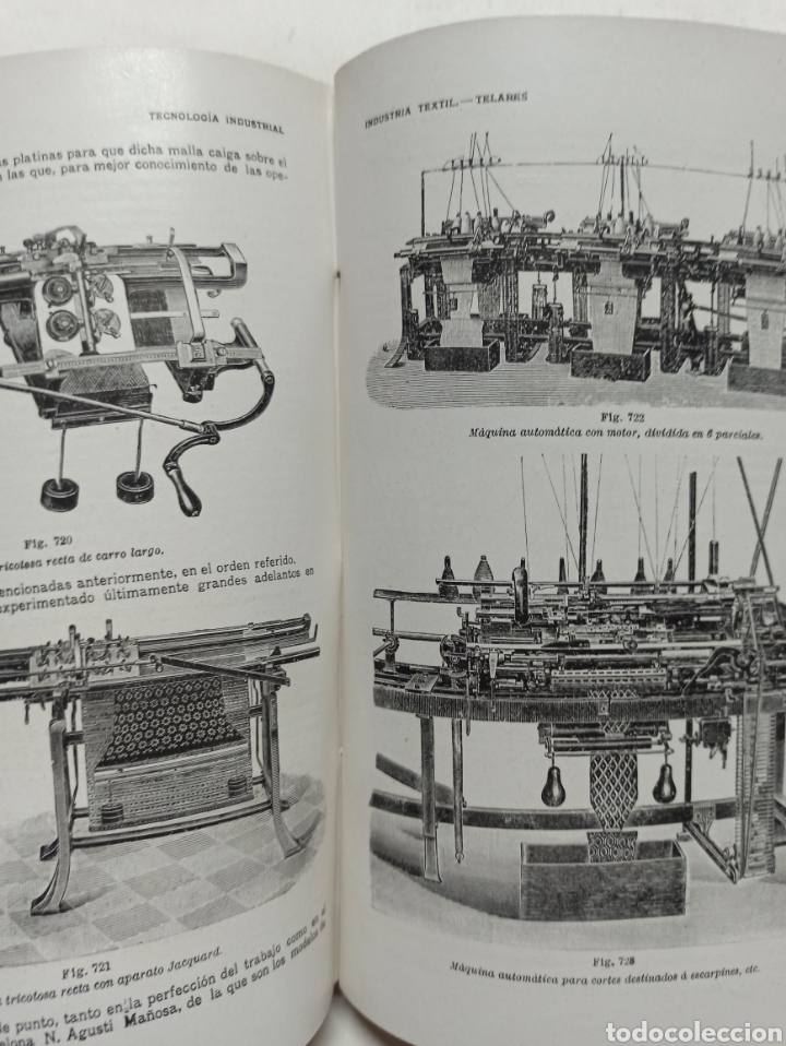 Libros antiguos: CASTEDO: TECNOLOGIA INDUSTRIAL. Motores, Metales, Electrotecnia. Textil. Artes graficas... Año 1911 - Foto 24 - 302524223