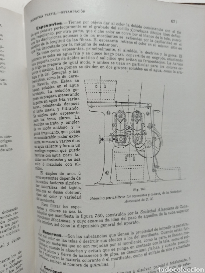 Libros antiguos: CASTEDO: TECNOLOGIA INDUSTRIAL. Motores, Metales, Electrotecnia. Textil. Artes graficas... Año 1911 - Foto 27 - 302524223
