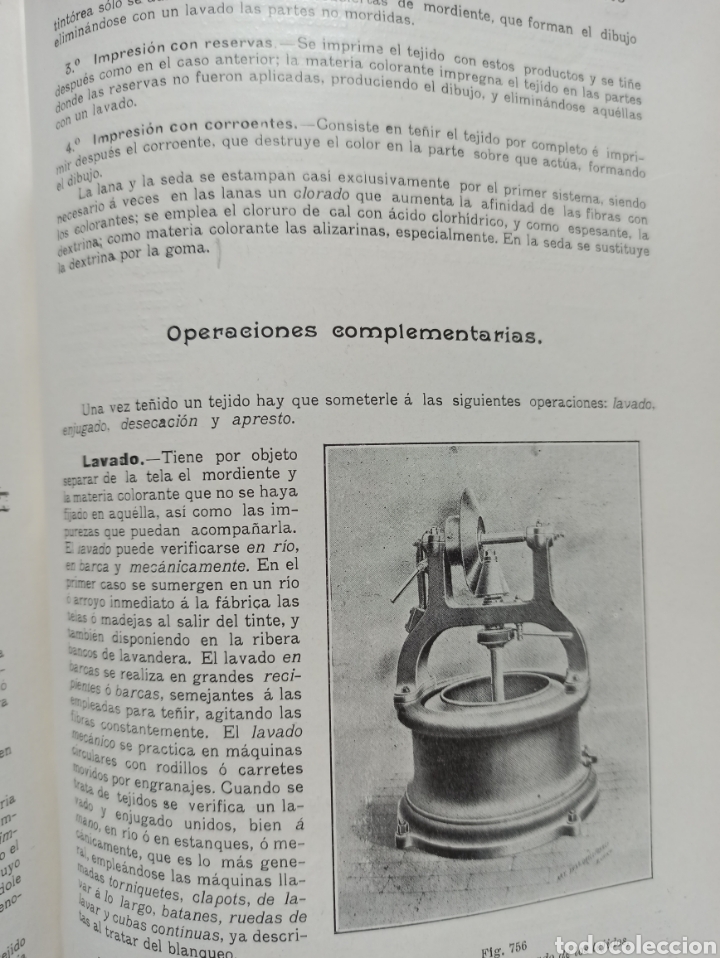 Libros antiguos: CASTEDO: TECNOLOGIA INDUSTRIAL. Motores, Metales, Electrotecnia. Textil. Artes graficas... Año 1911 - Foto 28 - 302524223
