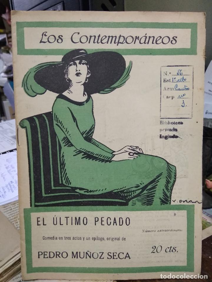 Libros antiguos: El &uacute;ltimo pecado, Pedro Mu&ntilde;oz Seca. L.28582 - Foto 1