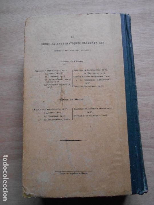 Libros antiguos: GEOMETRIE DESCRITIVE 1920 - Foto 2