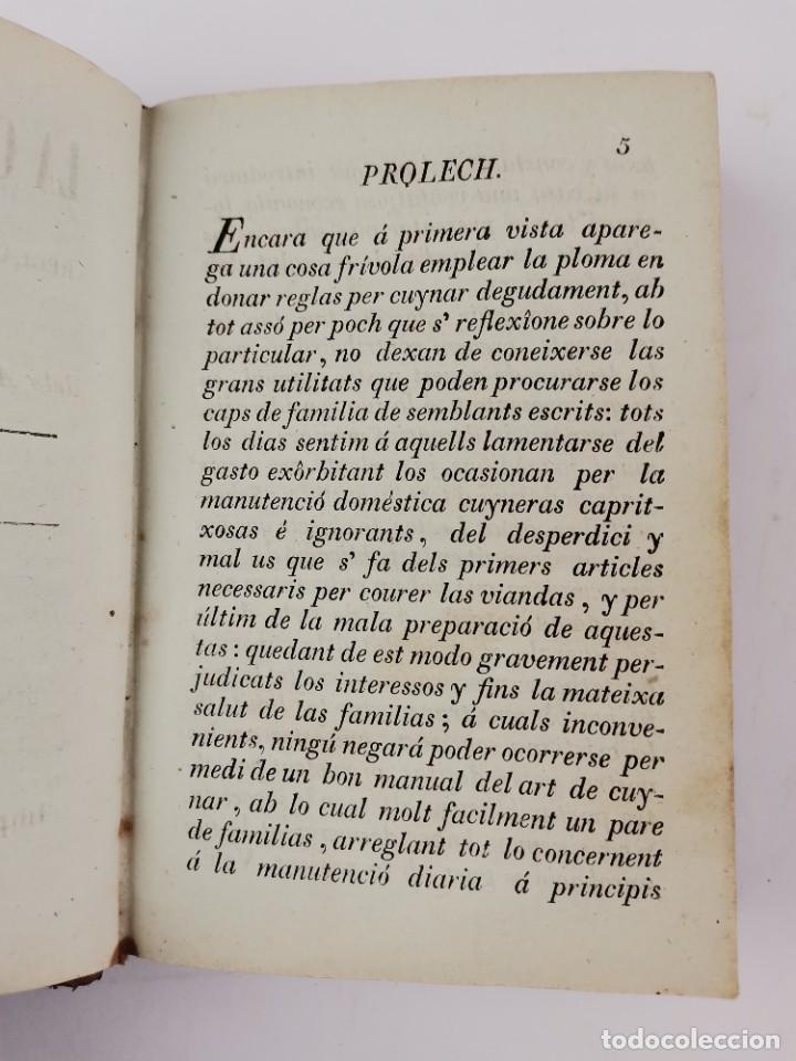 Libros antiguos: L-5463. LA CUYNERA CATALANA, Y TRACTAT DE REBOSTERIA. 1851-55. - Foto 3 - 302979508