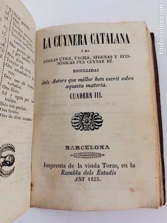 Libros antiguos: L-5463. LA CUYNERA CATALANA, Y TRACTAT DE REBOSTERIA. 1851-55. - Foto 9 - 302979508