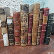 Livres anciens: LOTE DE 9 LIBROS ANTIGUAS DISTINTAS FECHAS E IDIOMAS.. Lote 303084133