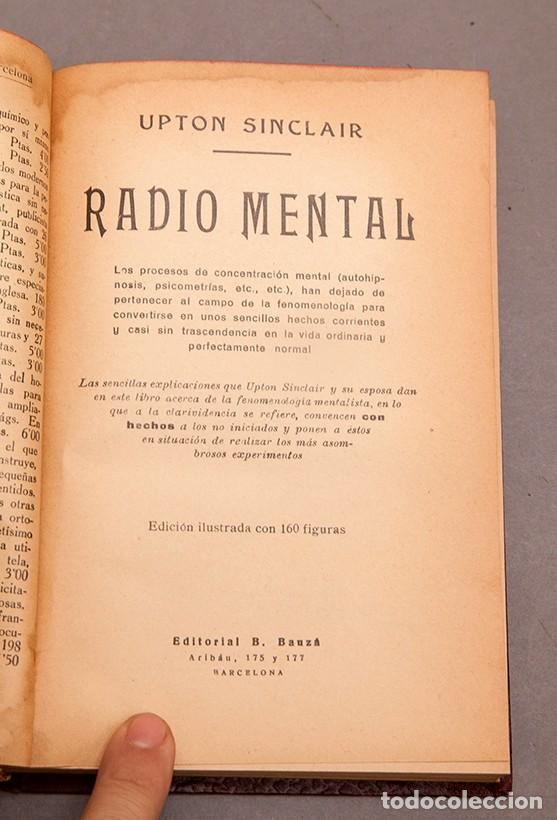 Libros antiguos: Radio Mental - Upton Sinclair - 1933 - Autohipnosis - Foto 1