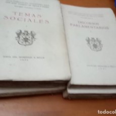 Libros antiguos: LOTE DE 12 VOLUMEN. OBRAS COMPLETAS DE VAZQUEZ DE MELLA. EST27B1