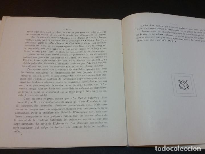Libros antiguos: 1905 - MARINETTI. D’Annunzio intimo - 1ª ED. - Foto 5 - 303968373
