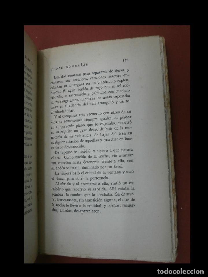 Libros antiguos: Vidas sombrias. Pio Baroja - Foto 3