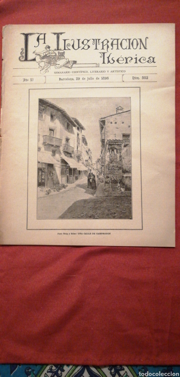 Libros antiguos: La Ilustracion Iberica. 1893 Num 552 - Foto 1