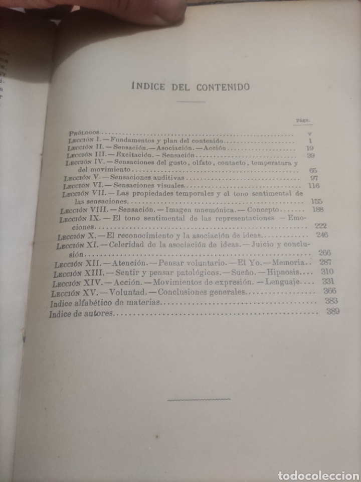 Libros antiguos: Compendio de Psicolog&iacute;a y Fisiolog&iacute;a. - Foto 3