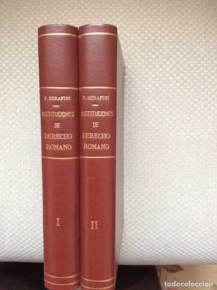 Libros antiguos: INSTITUCIONES DE DERECHO ROMANO. FELIPE SERAFINI. - Foto 1