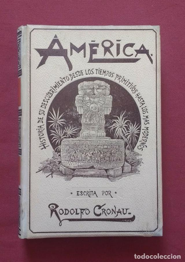 Libros antiguos: AMERICA - CRONAU - COMPLETA - 1892 - Foto 2