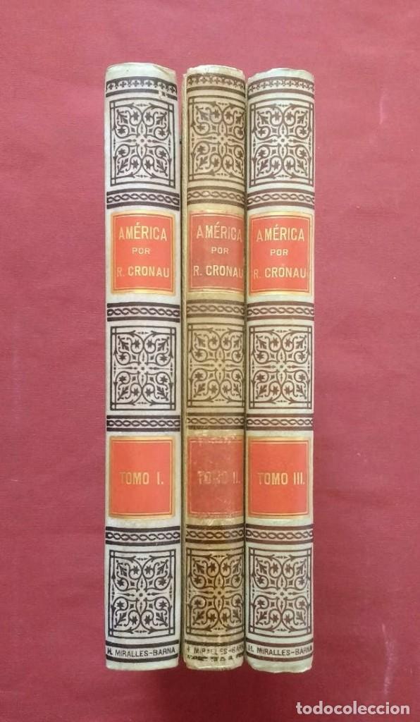 Libros antiguos: AMERICA - CRONAU - COMPLETA - 1892 - Foto 3
