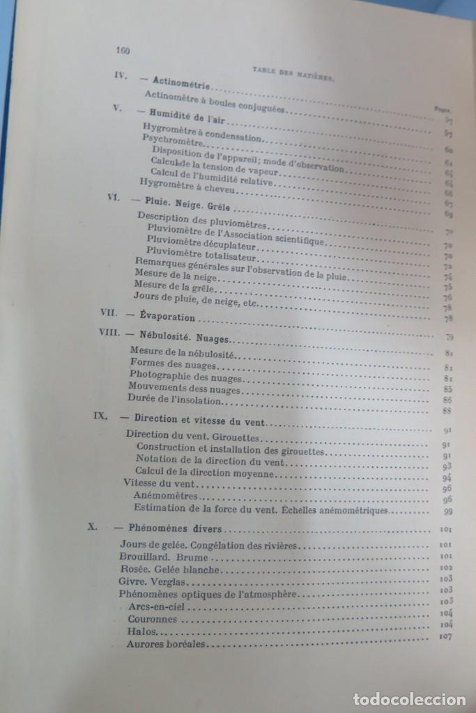 Libros antiguos: 1911.- Instructions m&eacute;t&eacute;orologiques. ANGOT - Foto 5