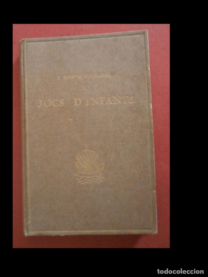 Libros antiguos: Jocs dinfants. Francesc Maspons i Labr&oacute;s - Foto 5