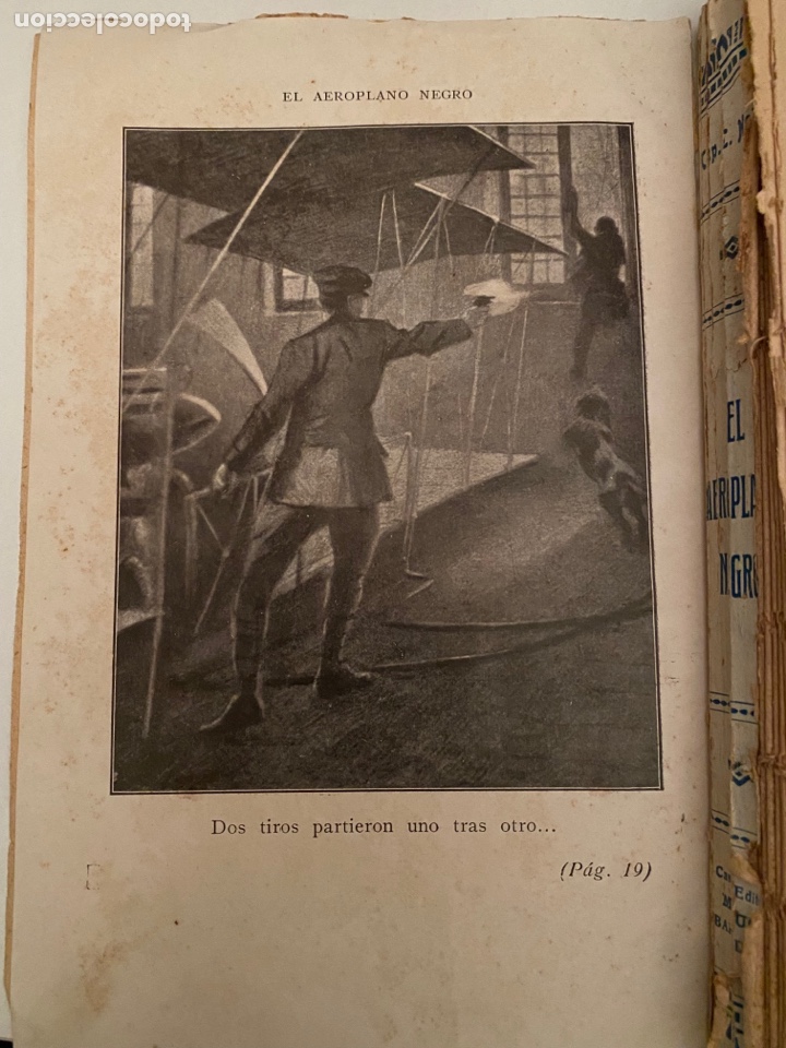 Libros antiguos: el aeroplano negro de Luigi Motta - Foto 3