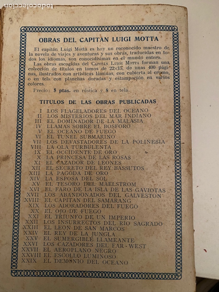 Libros antiguos: el aeroplano negro de Luigi Motta - Foto 4