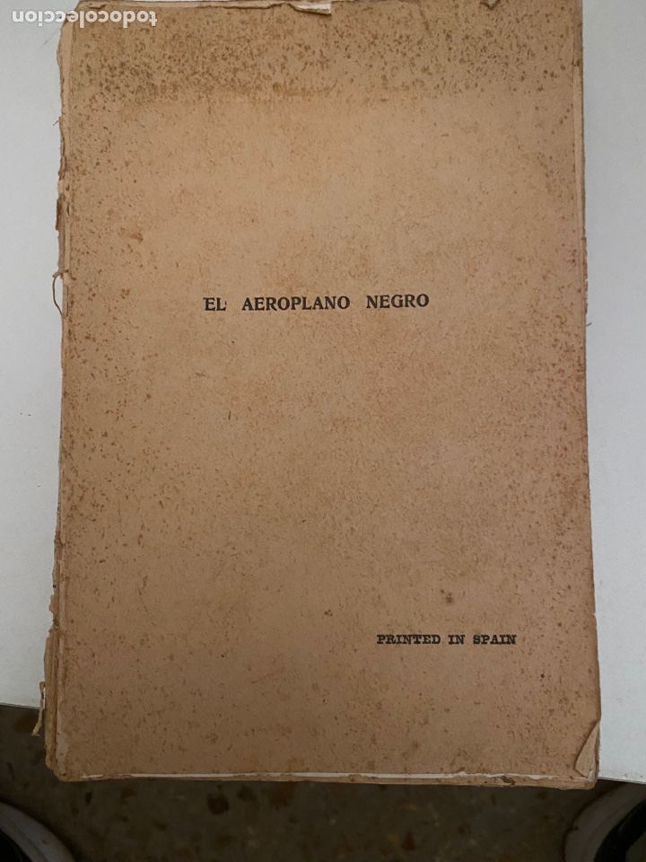 Libros antiguos: el aeroplano negro de Luigi Motta - Foto 5
