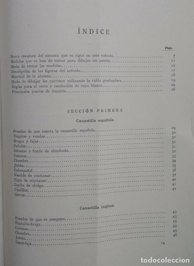 Libros antiguos: METODO DE CORTE Y CONFECCION BROSSA - 1928 - Foto 3