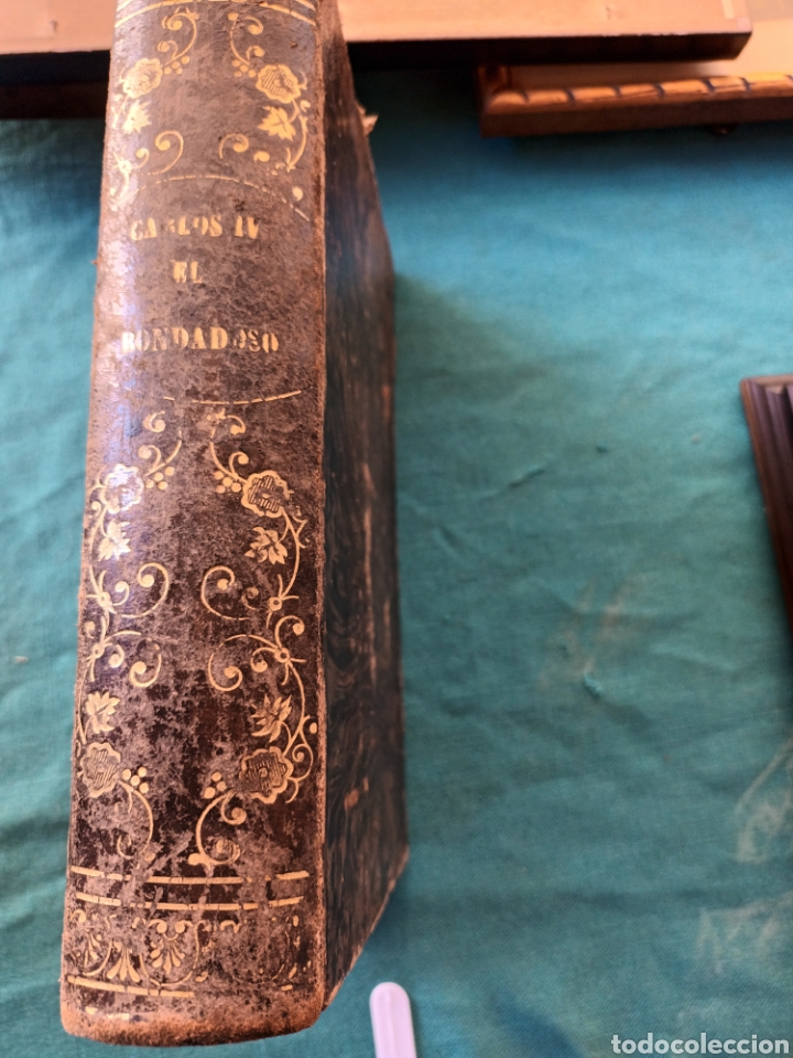 Libros antiguos: Libro de historia de Carlos IV de 1858 - Foto 1