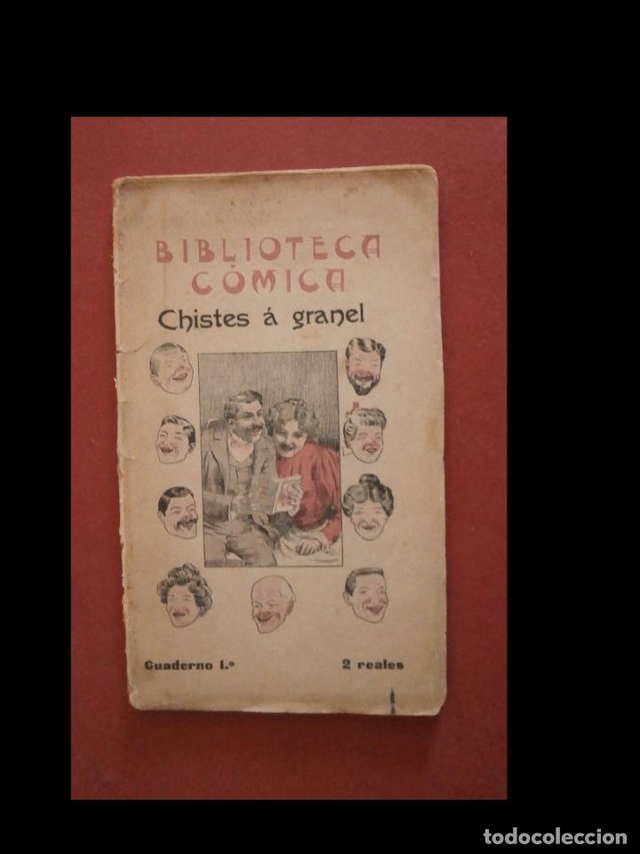 Libros antiguos: Chistes a granel. Biblioteca C&oacute;mica - Foto 1