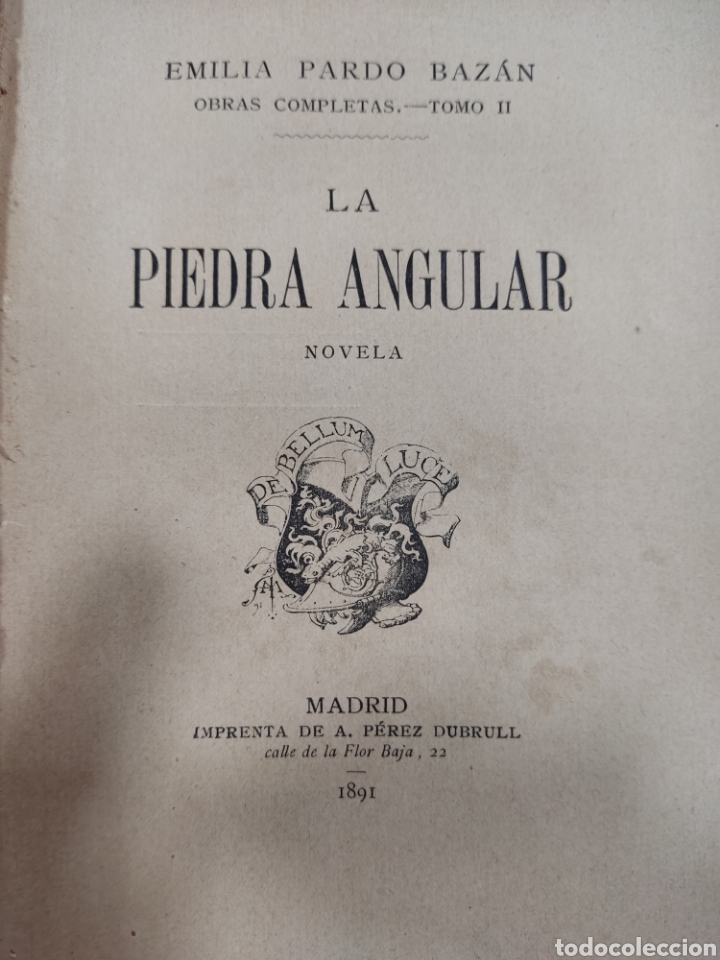 Libros antiguos: La piedra angular (tomo 2 1891) - Foto 1