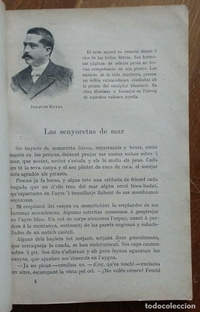 Libros antiguos: APLECH DEL RENAIXEMENT - MODELS EN VERS Y EN PROSA DEL NOSTRE RENAIXEMENT - 1906 - Foto 3