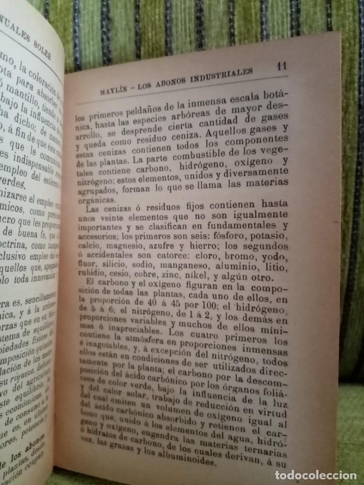 Libros antiguos: ABONOS INDUSTRIALES - Foto 6