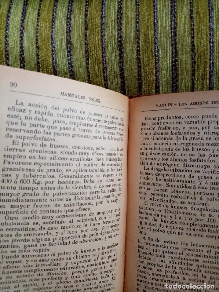 Libros antiguos: ABONOS INDUSTRIALES - Foto 8