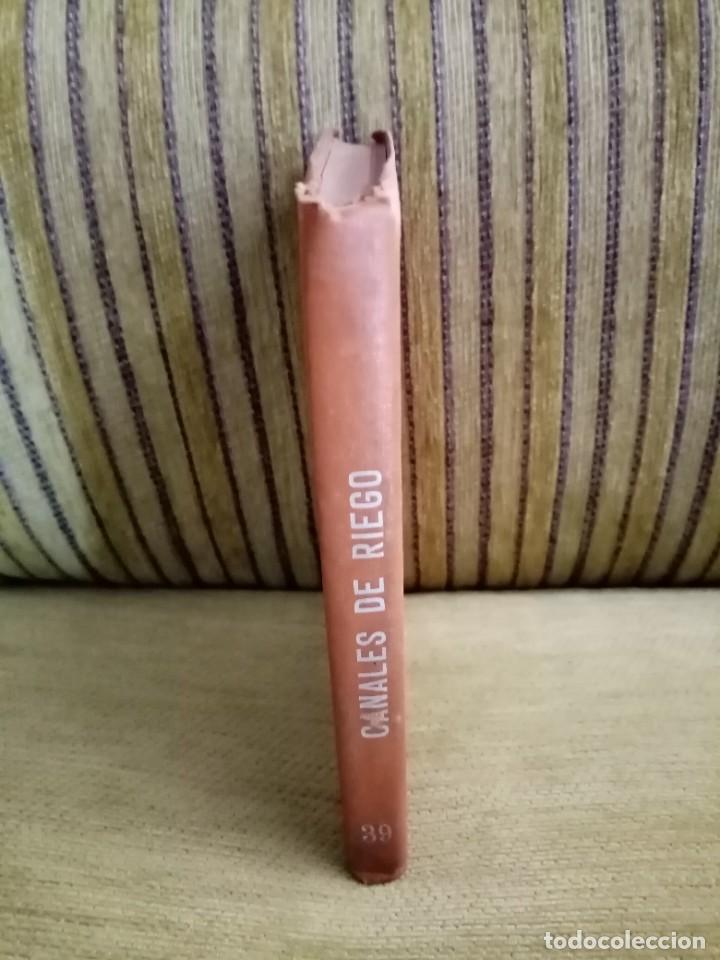 Libros antiguos: CANALES DE RIEGO - Foto 2