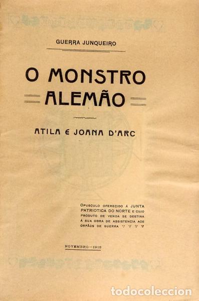 Libros antiguos: GUERRA JUNQUEIRO. (Ab&iacute;lio Manuel) - ORA&Ccedil;&Atilde;O AO P&Atilde;O. - Foto 2