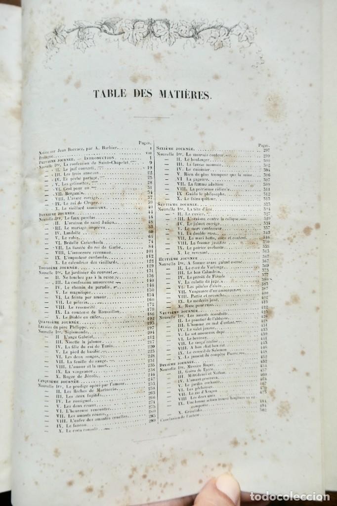 Libros antiguos: CONTES DE BOCCACE- PAR A.BARBIER 1846 - Foto 7