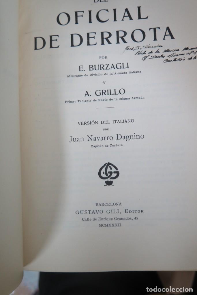 Libros antiguos: MANUAL DEL OFICIAL DE DERROTA. BURZAGUI-GRILLO - Foto 2