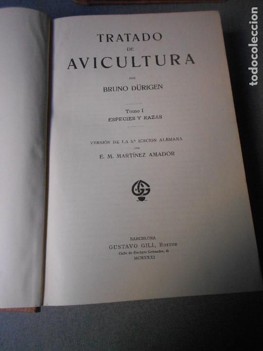 Libros antiguos: AVICULTURA. DOS TOMOS - Foto 3