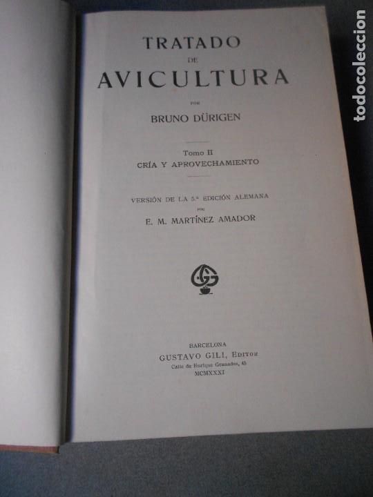 Libros antiguos: AVICULTURA. DOS TOMOS - Foto 19