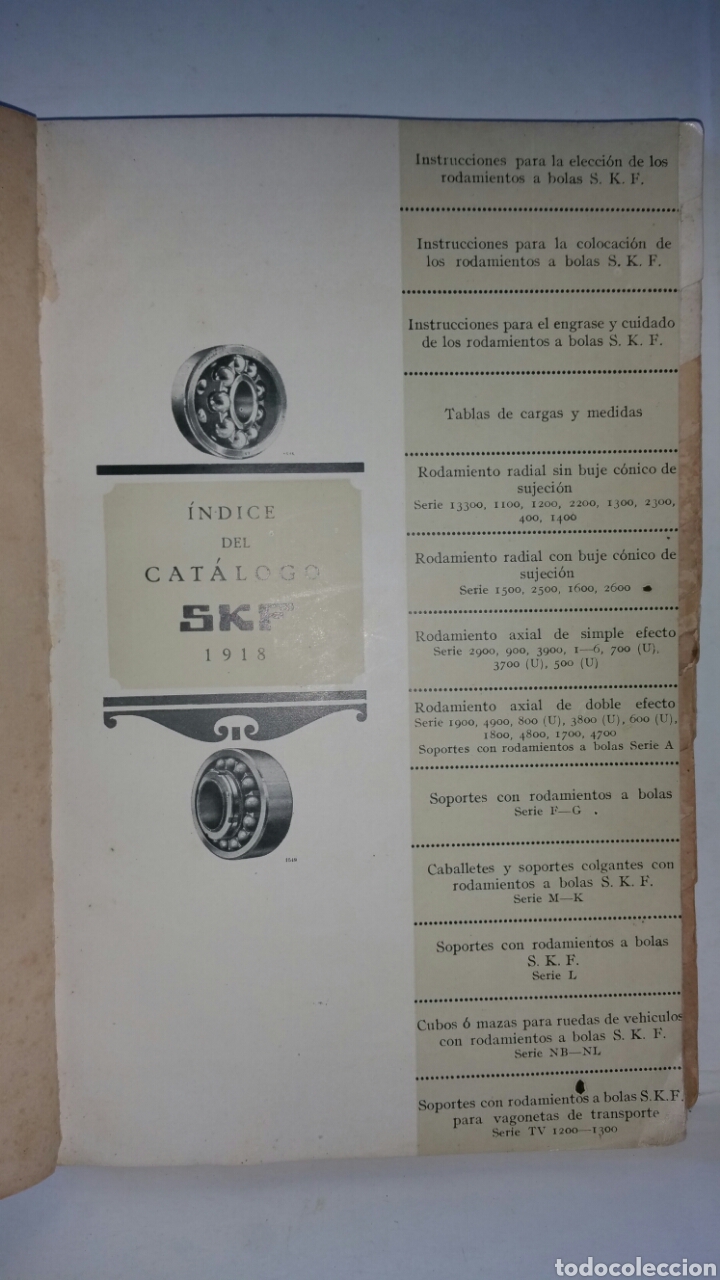 Libros antiguos: Cat&aacute;logo SKF, 1918 - Foto 5