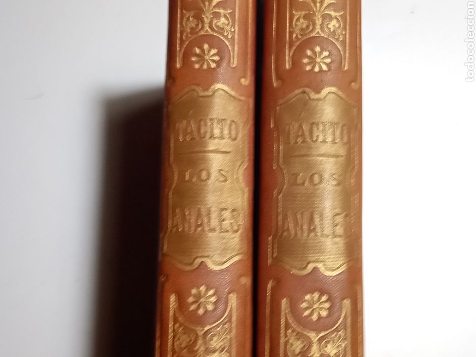 Libros antiguos: Los Anales. Cay&oacute; Cornelio T&aacute;cito. Dos tomos 1879 - Foto 1